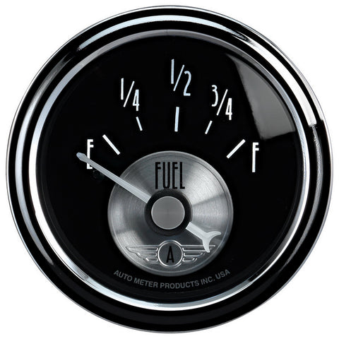 GAUGE, FUEL LEVEL, 2 1/16in, 0OE TO 90OF, ELEC, PRESTIGE BLK. DIAMOND