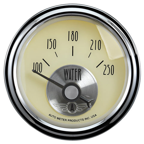 GAUGE, WATER TEMP, 2 1/16in, 250?F, ELEC, PRESTIGE ANTQ. IVORY