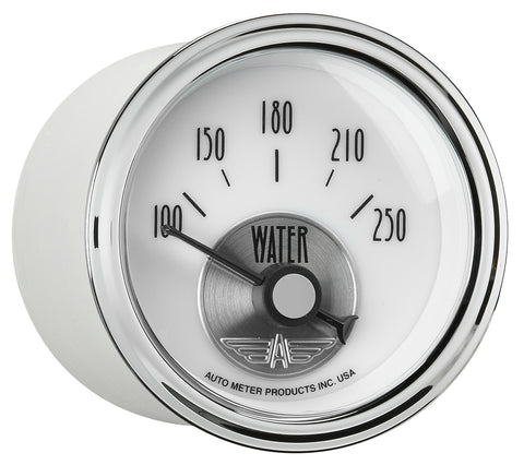 GAUGE, WATER TEMP, 2 1/16in, 250?F, ELEC, PRESTIGE PEARL