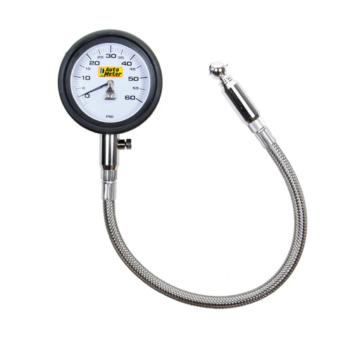 GAUGE, TIRE PRESSURE, 0-60PSI, ANALOG