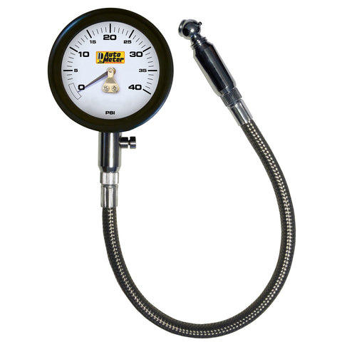 GAUGE, TIRE PRESSURE, 0-40PSI, ANALOG