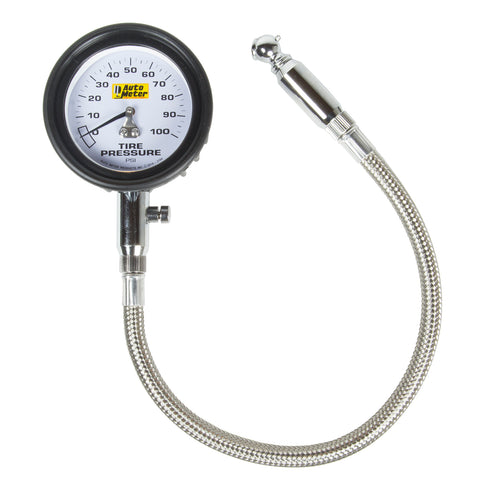 GAUGE, TIRE PRESSURE, 0-100PSI, ANALOG