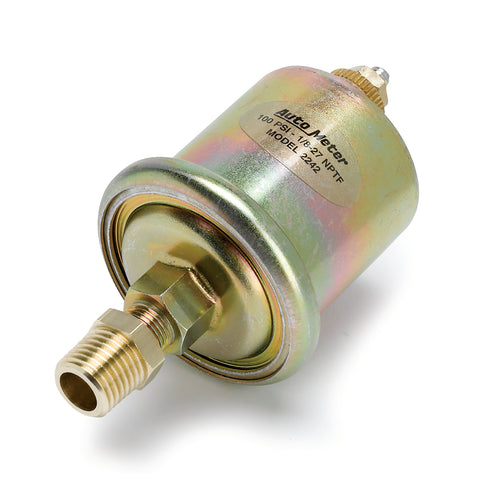 SENSOR, OIL PRESSURE, 0-100PSI, 1/8in NPT MALE, FOR SHORT SWEEP ELEC.