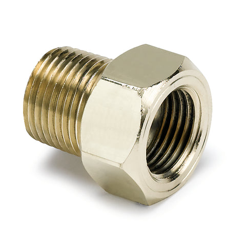 FITTING, ADAPTER, 3/8in NPT MALE, BRASS, FOR MECH. TEMP. GAUGE