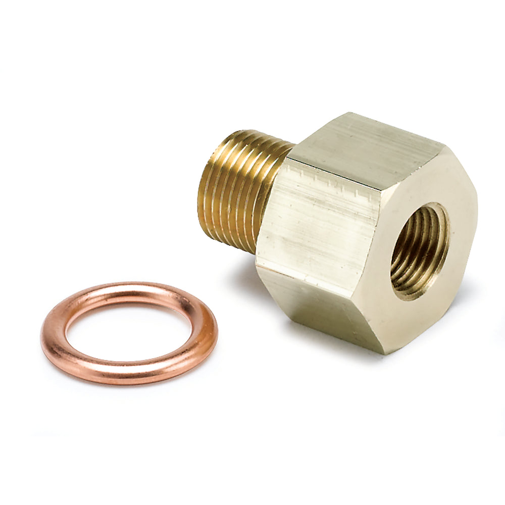 FITTING, ADAPTER, METRIC, M12X1 MALE TO 1/8in NPTF FEMALE, BRASS