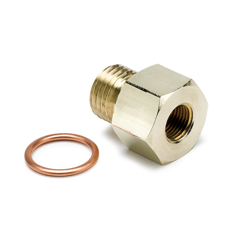 FITTING, ADAPTER, METRIC, M14X1.5 MALE TO 1/8in NPTF FEMALE, BRASS