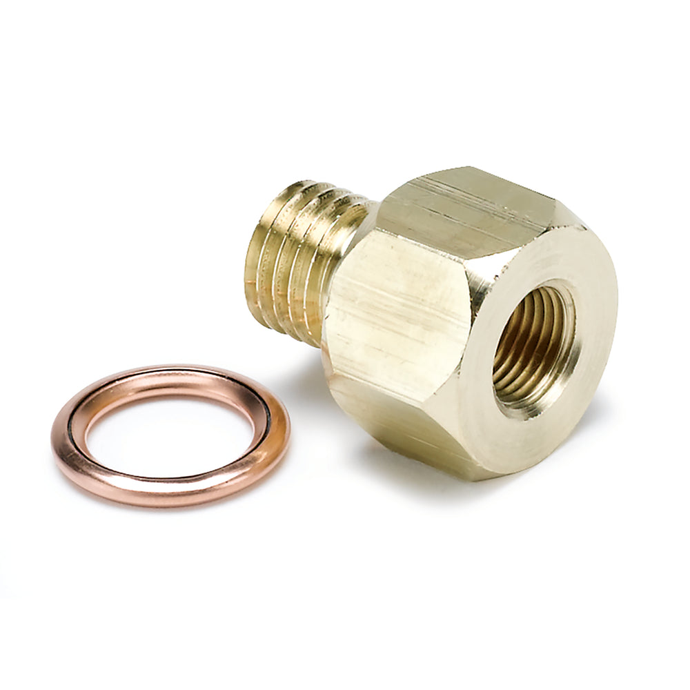 FITTING, ADAPTER, METRIC, M12X1.5 MALE TO 1/8in NPTF FEMALE, BRASS