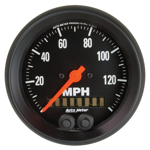 GAUGE, SPEEDOMETER, 3 3/8in, 140MPH, GPS, Z-SERIES