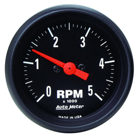 GAUGE, TACHOMETER, 2 1/16in, 5K RPM, IN-DASH, Z-SERIES