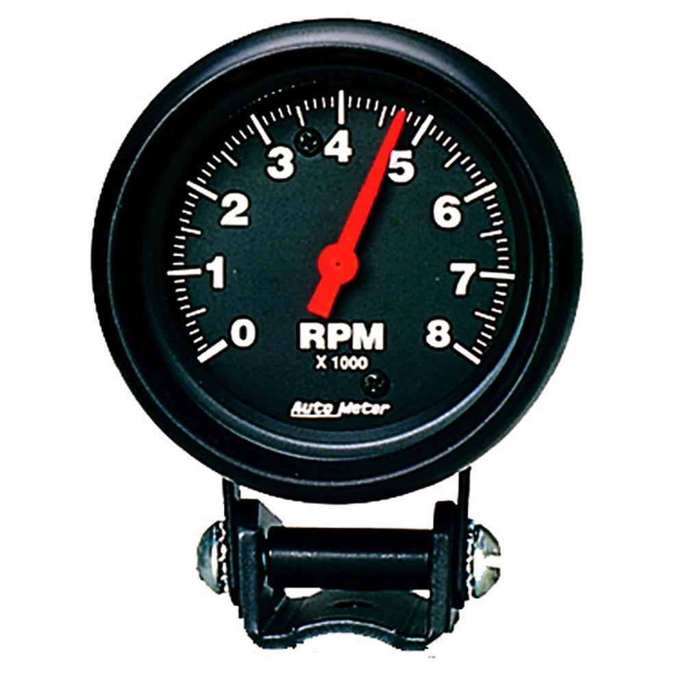 GAUGE, TACHOMETER, 2 5/8in, 8K RPM, PEDESTAL, Z-SERIES