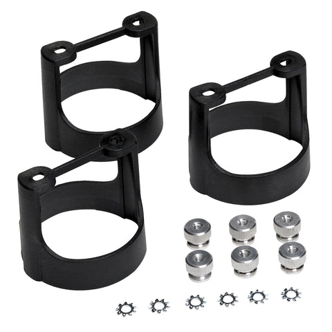 GAUGE BRACKET  KIT, 2 5/8in, BLACK COMPOSITE, QTY 3