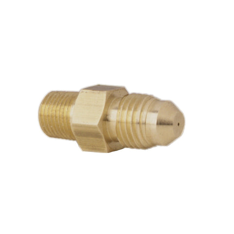 FITTING, RESTRICTOR ADAPTER, -4AN MALE TO 1/8in NPT (M), STEEL, FUEL & NITROUS