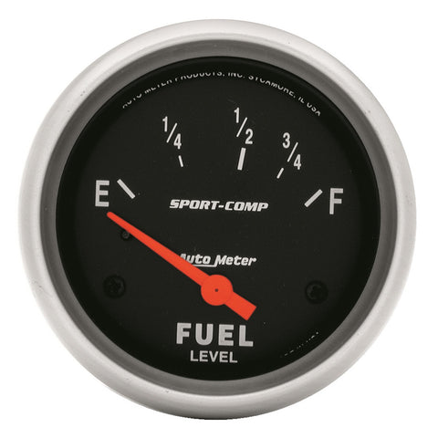 GAUGE, FUEL LEVEL, 2 5/8in, 73OE TO 10OF, ELEC, SPORT-COMP