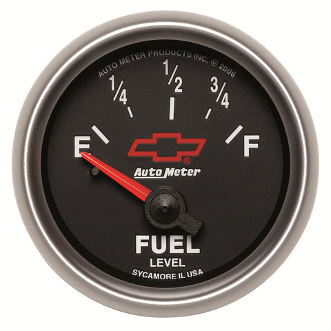 GAUGE, FUEL LEVEL, 2 1/16in, 0OE TO 90OF, ELEC, GM BOWTIE BLACK