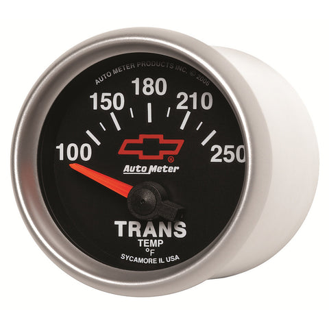 GAUGE, TRANSMISSION TEMP, 2 1/16in, 100-250?F, ELECTRIC, GM BOWTIE BLACK