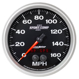 GAUGE, SPEEDOMETER, 5in, 160MPH, GPS, SPORT-COMP II