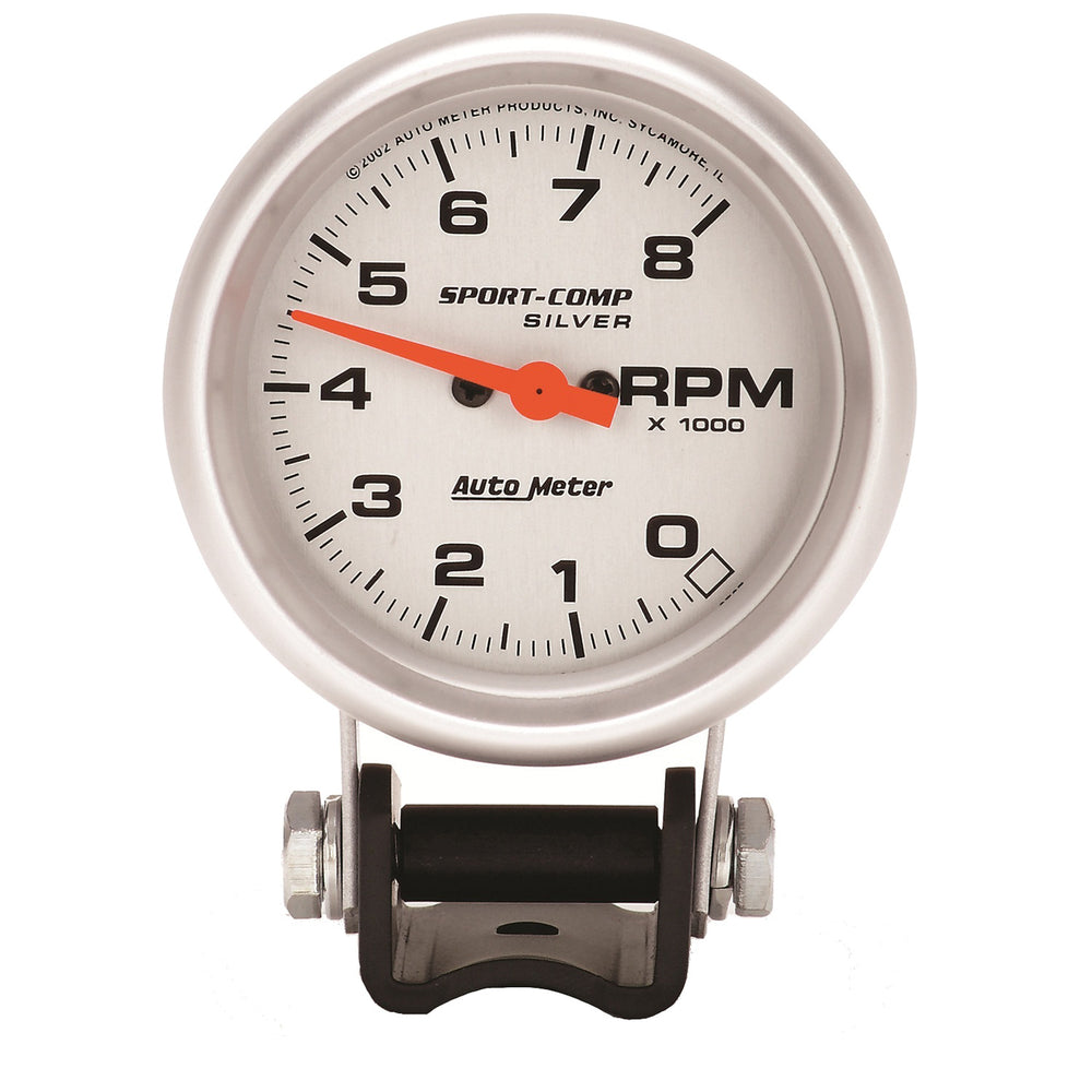 GAUGE, TACHOMETER, 2 5/8in, 8K RPM, PEDESTAL, ULTRA-LITE