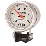 GAUGE, TACHOMETER (DIESEL), 2 5/8in, 5K RPM, PEDESTAL, ULTRA-LITE