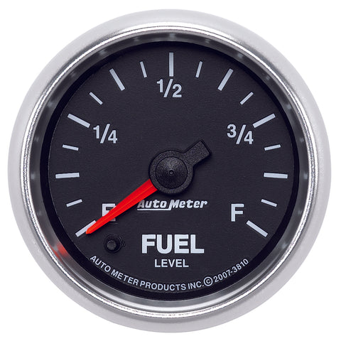GAUGE, FUEL LEVEL, 2 1/16in, 0-280O PROGRAMMABLE, GS
