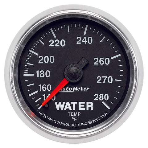 GAUGE, WATER TEMP, 2 1/16in, 140-280?F, MECHANICAL, GS