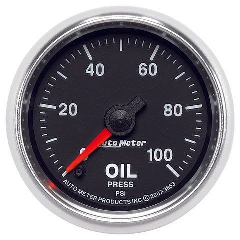 GAUGE, OIL PRESSURE, 2 1/16in, 100PSI, DIGITAL STEPPER MOTOR, GS