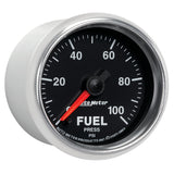 GAUGE, FUEL PRESSURE, 2 1/16in, 100PSI, DIGITAL STEPPER MOTOR, GS