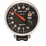 GAUGE, TACHOMETER, 5in, 10K RPM, PEDESTAL W/ INT. SHIFT-LITE, SPORT-COMP