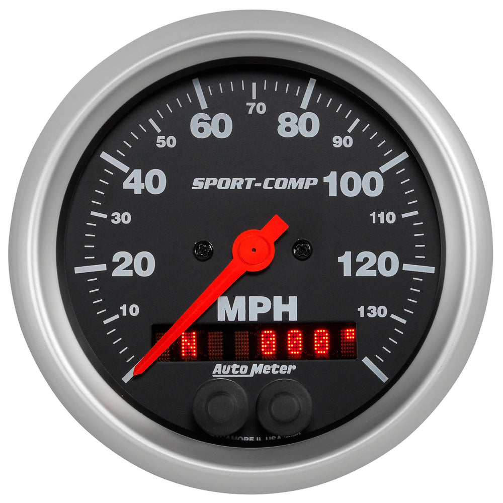 GAUGE, SPEEDOMETER, 3 3/8in, 140MPH, GPS, SPORT-COMP