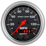 GAUGE, SPEEDOMETER, 3 3/8in, 140MPH, GPS, SPORT-COMP