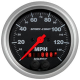 GAUGE, SPEEDOMETER, 3 3/8in, 140MPH, GPS, SPORT-COMP