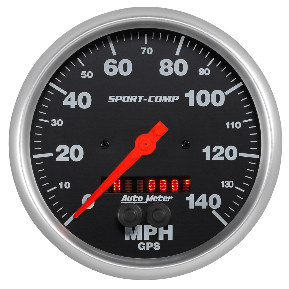 GAUGE, SPEEDOMETER, 5in, 140MPH, GPS, SPORT-COMP