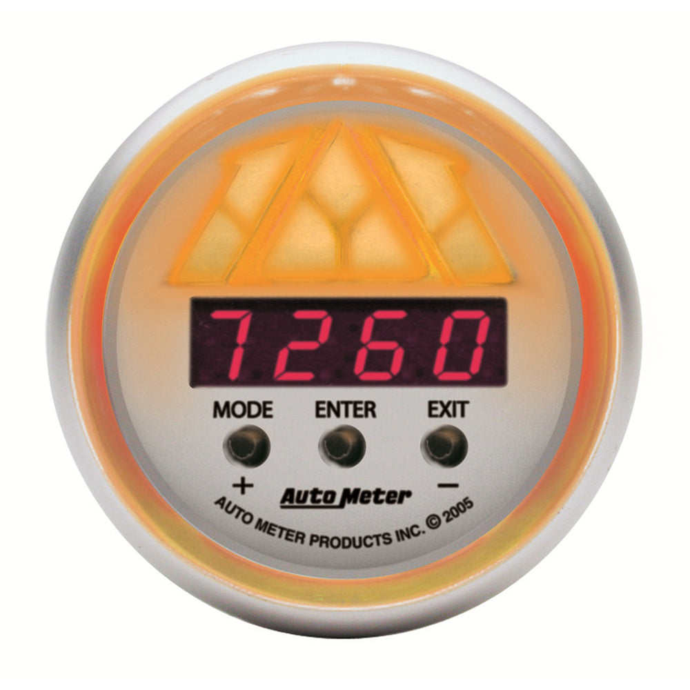 GAUGE, SHIFT LIGHT, DIG RPM W/ MULTI-COLOR LED LIGHT & PLAYBK, DPSS LVL 3, UL