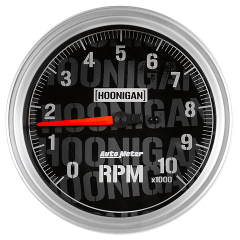 GAUGE, TACHOMETER, 5in, 10K RPM, IN-DASH, HOONIGAN