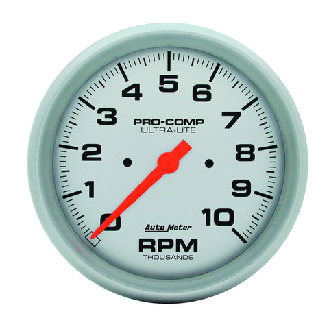 GAUGE, TACHOMETER, 5in, 10K RPM, IN-DASH, ULTRA-LITE