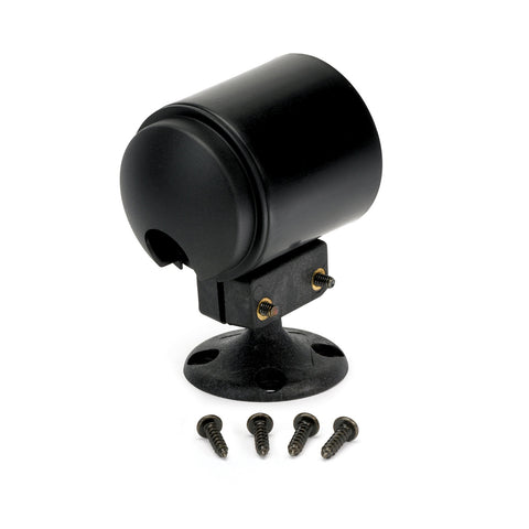 GAUGE MOUNT, ROLL POD, PEDESTAL, FITS 2 1/16in GAUGE, BLACK