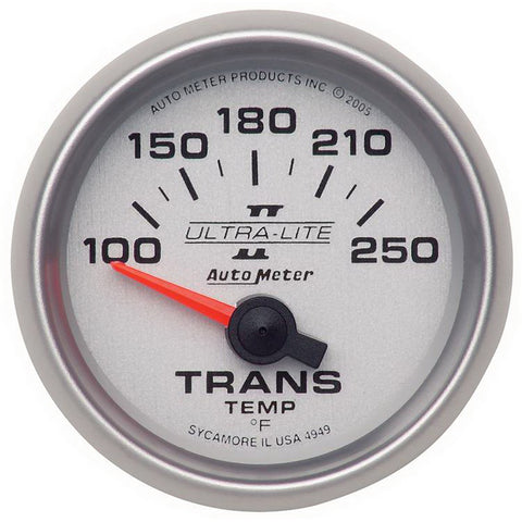 GAUGE, TRANSMISSION TEMP, 2 1/16in, 100-250?F, ELECTRIC, ULTRA-LITE II