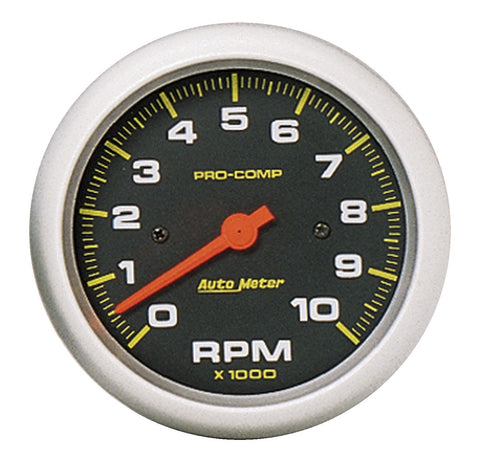 GAUGE, TACHOMETER, 3 3/8in, 10K RPM, IN-DASH, PRO-COMP