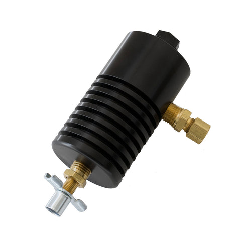 PARTICLE TRAP KIT, EXHAUST PRESSURE, ALUMINUM, BLACK