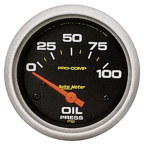 GAUGE, OIL PRESSURE, 2 5/8in, 100PSI, ELECTRIC, PRO-COMP