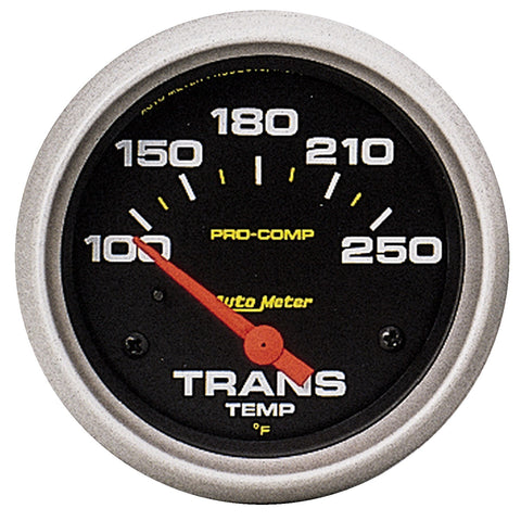 GAUGE, TRANS TEMP, 2 5/8in, 100-250?F, ELECTRIC, PRO-COMP