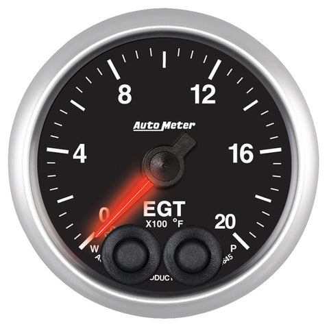 GAUGE, PYRO. (EGT), 2 1/16in, 2000?F, STEPPER MOTOR W/PEAK & WARN, ELITE