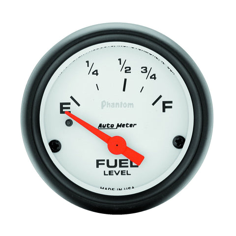 GAUGE, FUEL LEVEL, 2 1/16in, 73OE TO 10OF, ELEC, PHANTOM