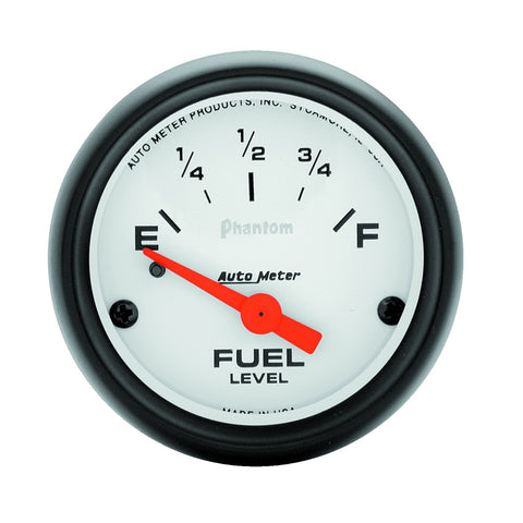 GAUGE, FUEL LEVEL, 2 1/16in, 0OE TO 30OF, ELEC, PHANTOM
