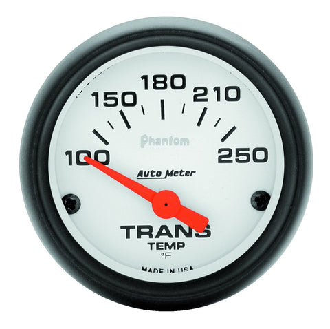 GAUGE, TRANSMISSION TEMP, 2 1/16in, 100-250?F, ELECTRIC, PHANTOM