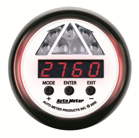 GAUGE, TACHOMETER, DIGITAL RPM W/ LED SHIFT LIGHT, PHANTOM