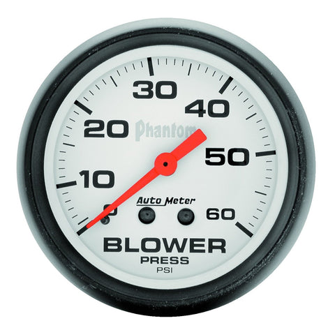 GAUGE, BOOST, 2 5/8in, 60PSI, MECHANICAL, PHANTOM