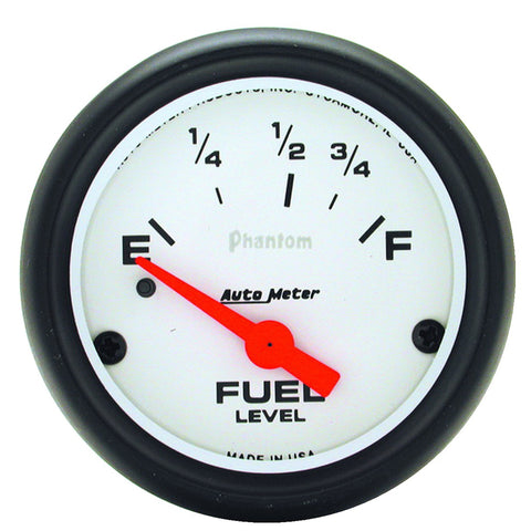 GAUGE, FUEL LEVEL, 2 5/8in, 0OE TO 90OF, ELEC, PHANTOM