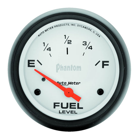GAUGE, FUEL LEVEL, 2 5/8in, 240OE TO 33OF, ELEC, PHANTOM