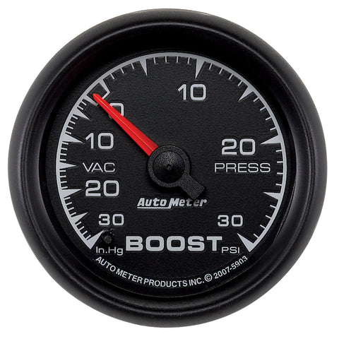 GAUGE, VAC/BOOST, 2 1/16in, 30INHG-30PSI, MECHANICAL, ES