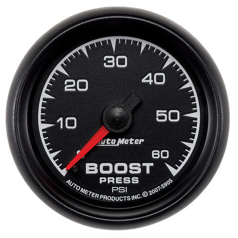 GAUGE, BOOST, 2 1/16in, 60PSI, MECHANICAL, ES